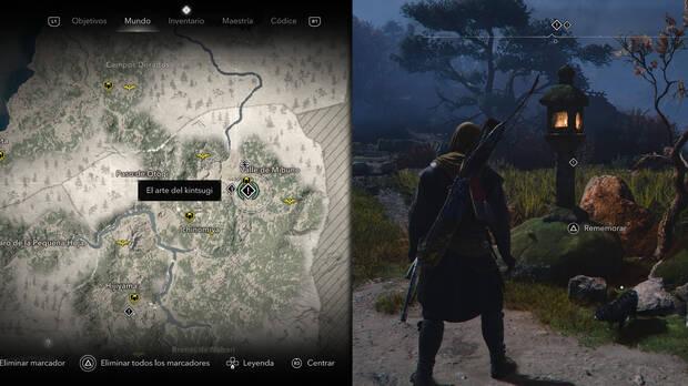 Assassin's Creed Shadows - Localización misión secundaria El arte de kintsugi