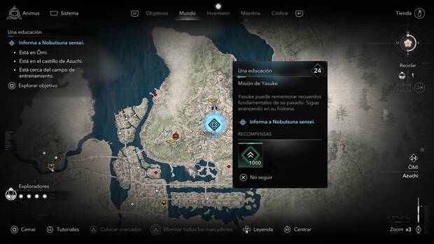 Assassin's Creed Shadows - Localización misión secundaria Los daikan corruptos