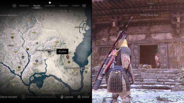 Assassin's Creed Shadows - Localización misión secundaria El yokai