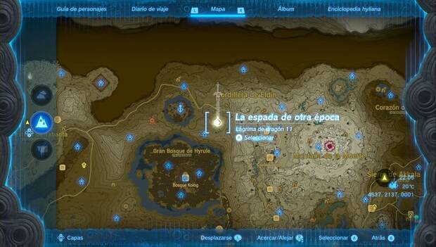 The Legend of Zelda: Tears of the Kingdom - Las lágrimas de dragón: La espada de otra época