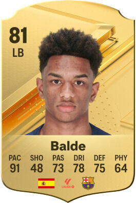 EA Sports FC 24 - Los jugadores que más han mejorado: Balde