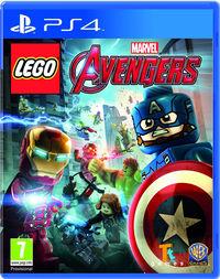 Portada oficial de LEGO Marvel Vengadores para PS4